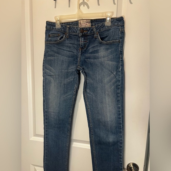 American Rag Juniors Skinny Jeans Size 9 Medium Wash - Picture 12 of 13